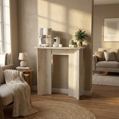 Κονσόλα Mara Χρώμα Travertine 90x29,6x91,8