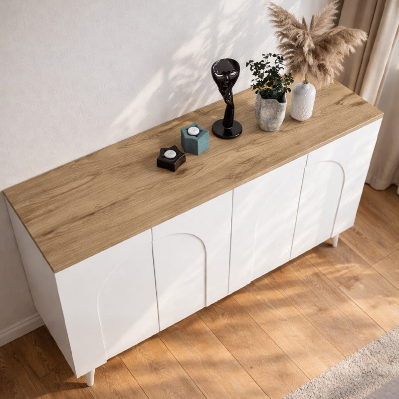 Μπουφές Bono Χρώμα Λευκό - Sepet Oak 150x45x74,6