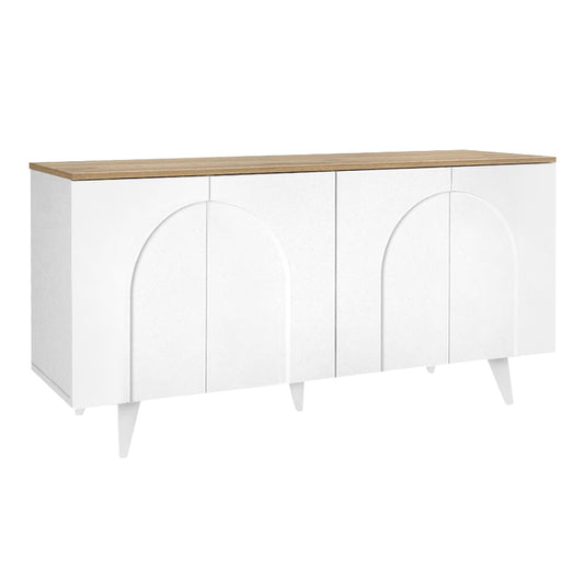 Μπουφές Bono Χρώμα Λευκό - Sepet Oak 150x45x74,6
