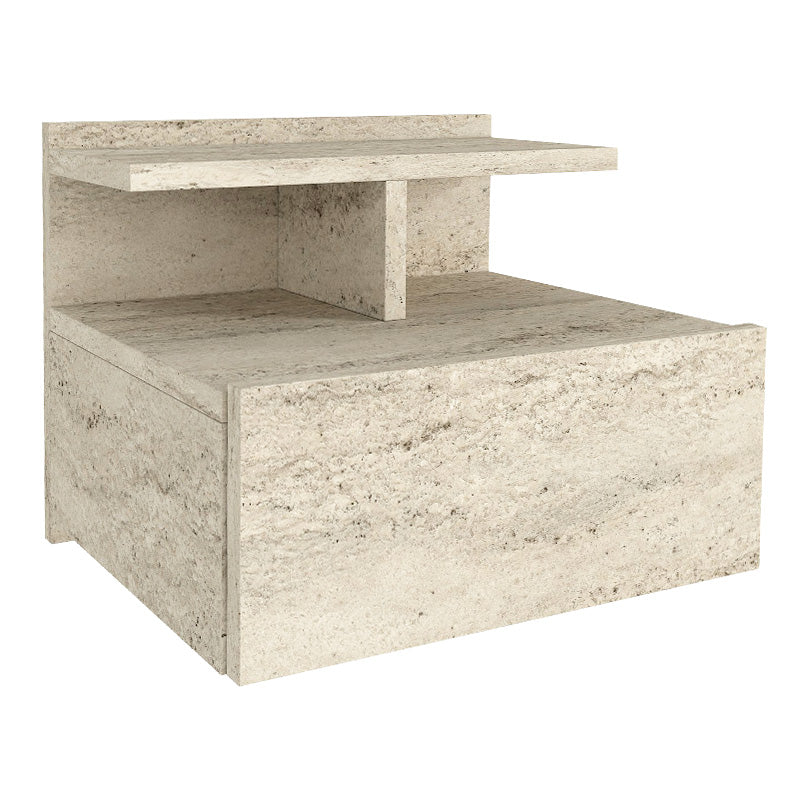 Κομοδίνο Επιτοίχιο Mislina Χρώμα Travertine 40x33,2x32