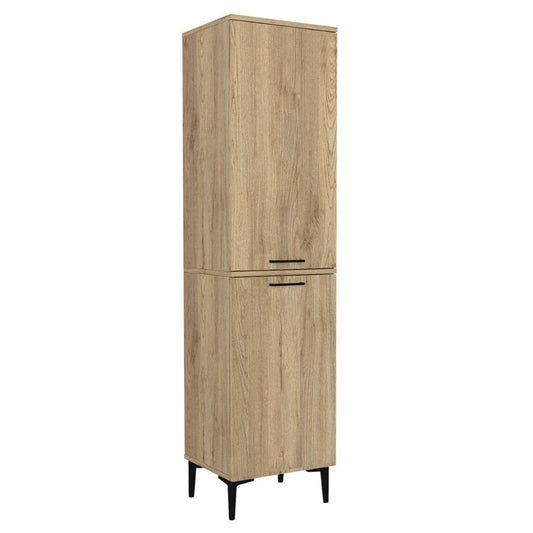 Ντουλάπι με Καλάθι Απλύτων Singa Χρώμα Sepet Oak 45x40x180