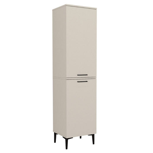 Ντουλάπι με Καλάθι Απλύτων Singa Χρώμα Sandstone 45x40x180