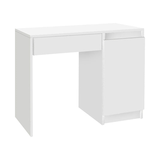 Τουαλέτα με Καθρέπτη Huma Χρώμα Λευκό 90x45x118,2