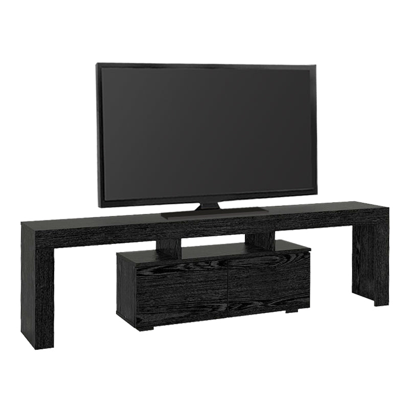 Έπιπλο Τηλεόρασης Woodra Χρώμα Sencron Black 180x31,3x50,2