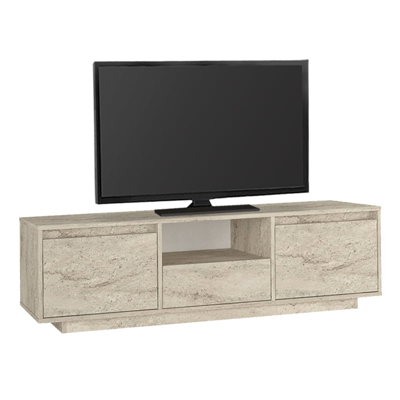 Έπιπλο Τηλεόρασης Lumbera Χρώμα Travertine 160x29,5x42