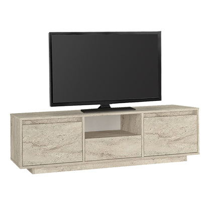 Έπιπλο Τηλεόρασης Lumbera Χρώμα Travertine 160x29,5x42