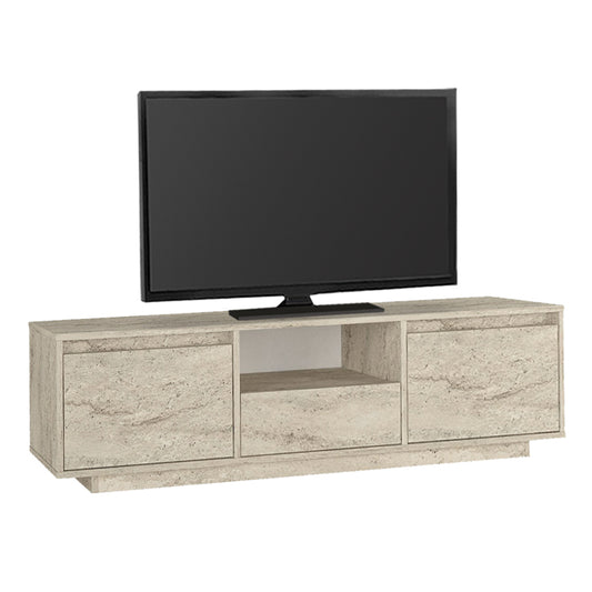 Έπιπλο Τηλεόρασης Lumbera Χρώμα Travertine 160x29,5x42