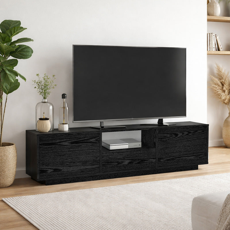 Έπιπλο Τηλεόρασης Lumbera Χρώμα Sencron Black 160x29,5x42