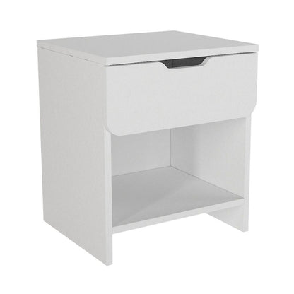 Mida Nightstand White Color 45x40x52