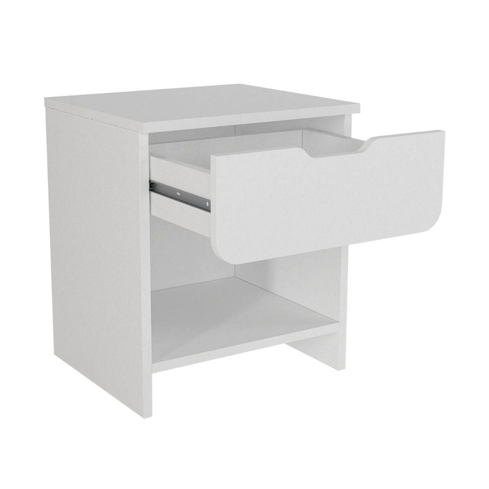 Mida Nightstand White Color 45x40x52