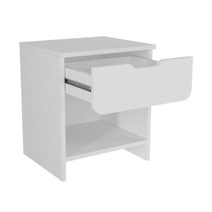 Mida Nightstand White Color 45x40x52