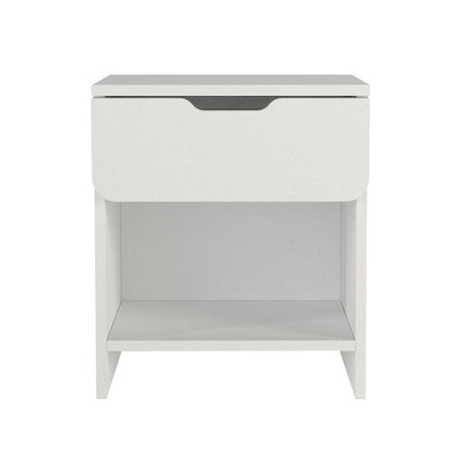Mida Nightstand White Color 45x40x52