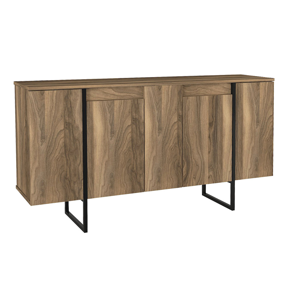 Μπουφές Orontes Χρώμα Καρυδί 160x35,2x80