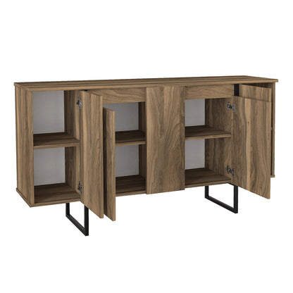 Μπουφές Orontes Χρώμα Καρυδί 160x35,2x80