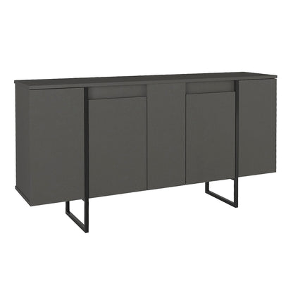 Μπουφές Orontes Χρώμα Ανθρακί 160x35,2x80