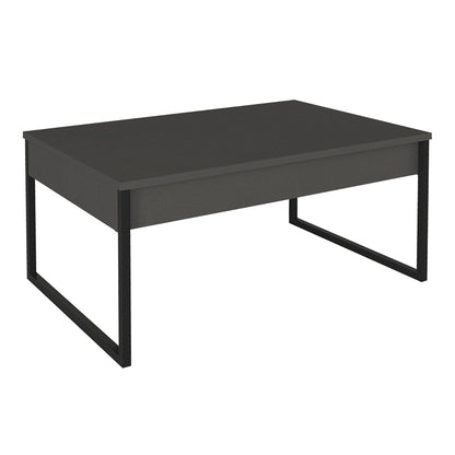Τραπεζάκι Σαλονιού Orontes Χρώμα Ανθρακί 90x59,6x40