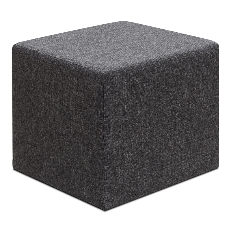 Σκαμπώ Linda Υφασμάτινο Χρώμα Ανθρακί 40x40x40