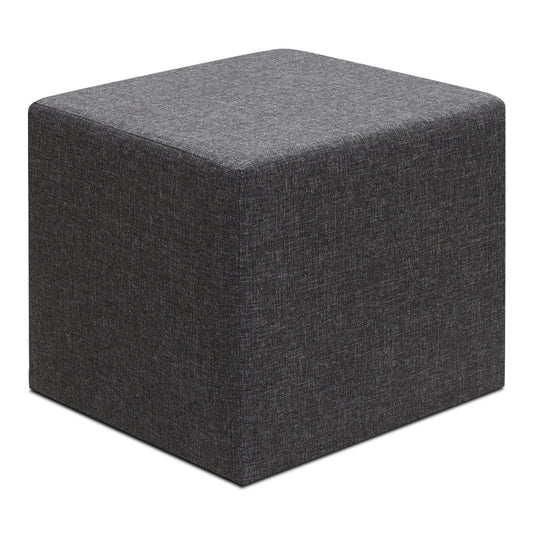Σκαμπώ Linda Υφασμάτινο Χρώμα Ανθρακί 40x40x40