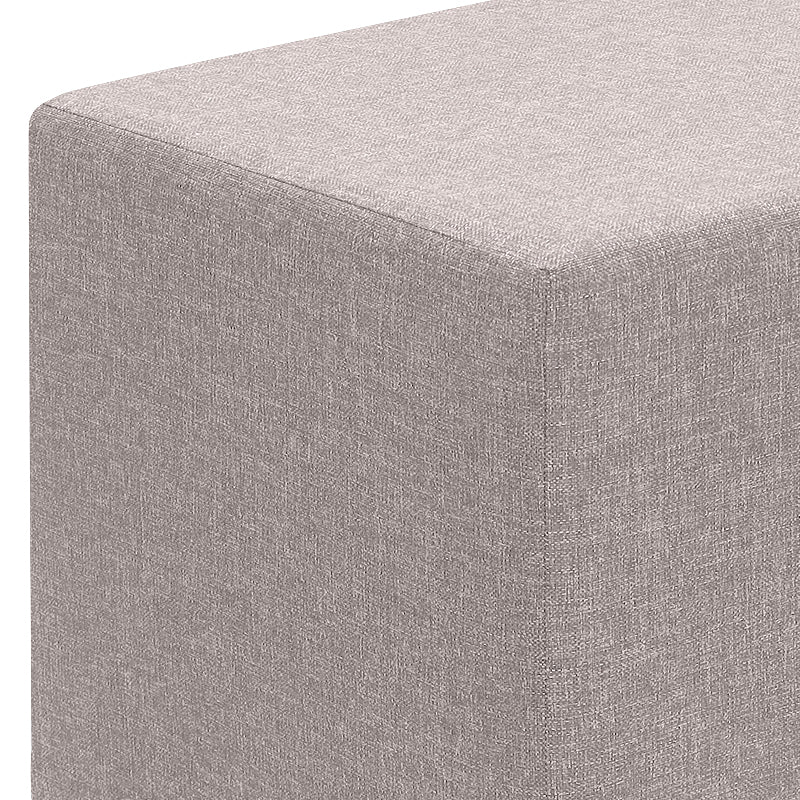 Σκαμπώ Linda Υφασμάτινο Χρώμα Μπεζ 40x40x40