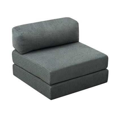 Comfort Armchair Bed Fabric Mint Color 95x95x75