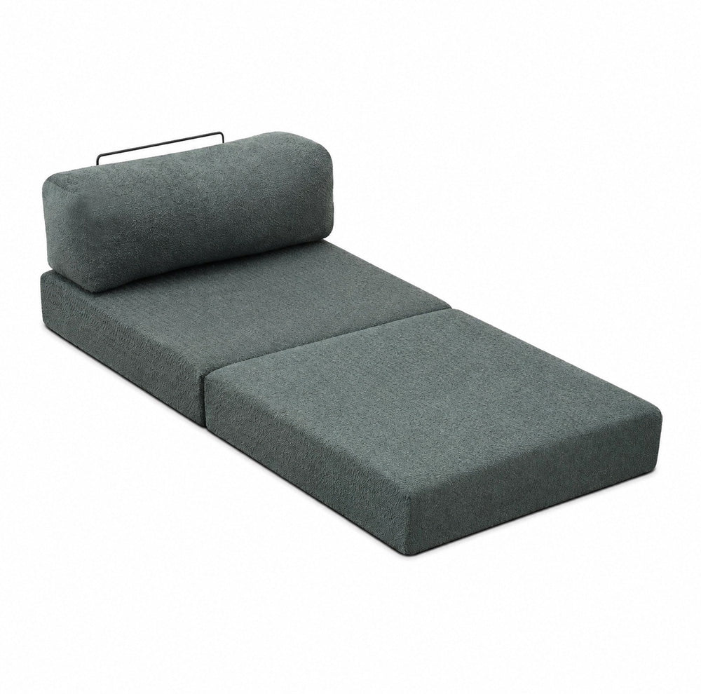 Comfort Armchair Bed Fabric Mint Color 95x95x75