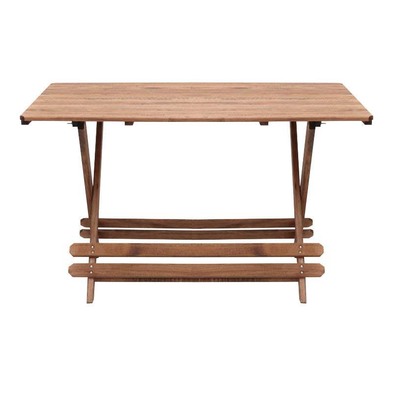 Τραπέζι Πτυσσόμενο Queen από Ξύλο Οξιάς σε Χρώμα Καρυδί Εμποτισμού 120x80x75