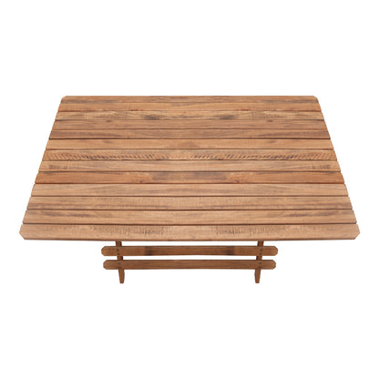 Τραπέζι Πτυσσόμενο Queen από Ξύλο Οξιάς σε Χρώμα Καρυδί Εμποτισμού 120x80x75