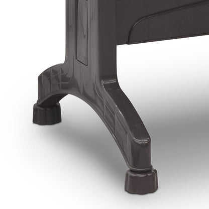 Τραπέζι Πολυπροπυλενίου Callan Χρώμα Καφέ 140x80x73