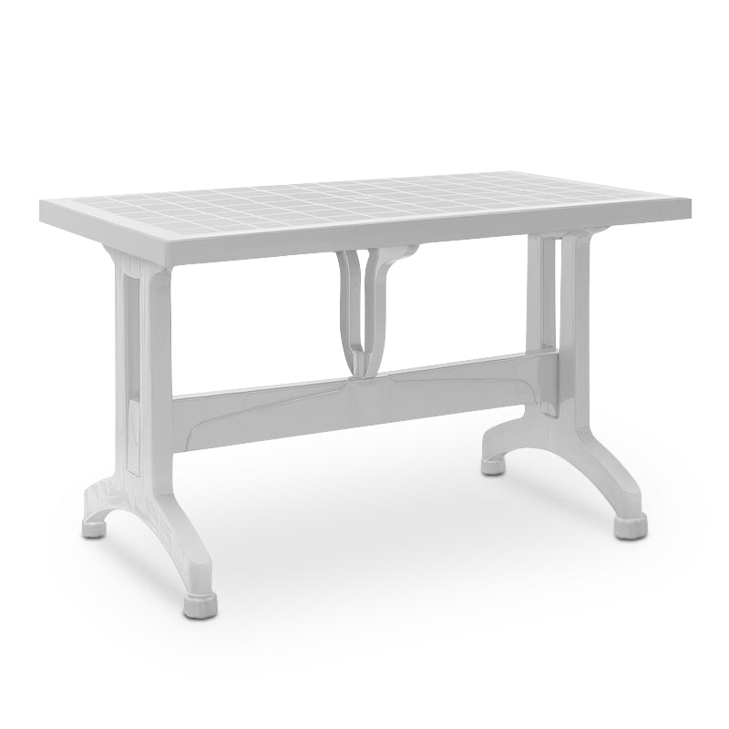 Τραπέζι Πολυπροπυλενίου Callan Χρώμα Λευκό 140x80x73