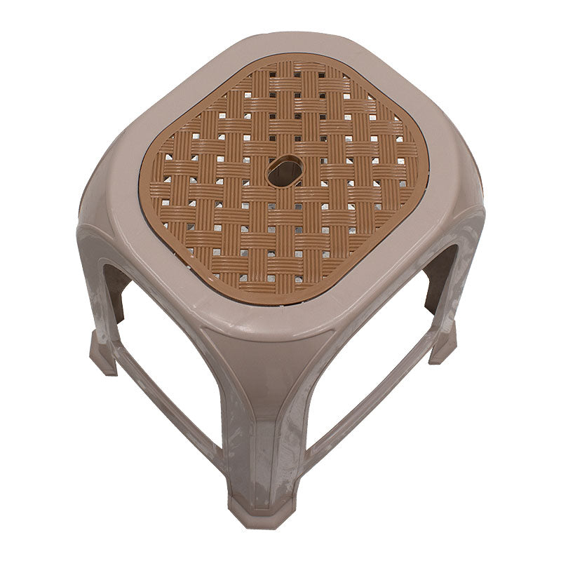 Σκαμπώ Πολυπροπυλενίου Στοιβαζόμενο Desia Χρώμα Μπεζ 35x35x45