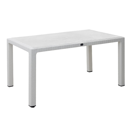 Τραπέζι Πολυπροπυλενίου Kalan Χρώμα Λευκό 150x90x75