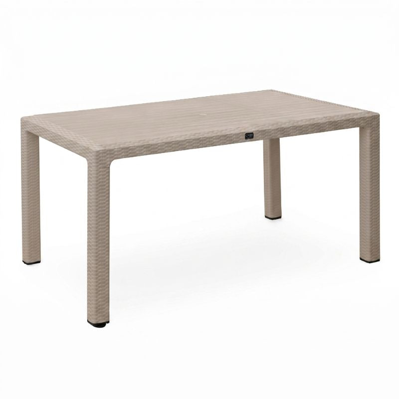 Τραπέζι Πολυπροπυλενίου Kalan Χρώμα Cappuccino 150x90x75