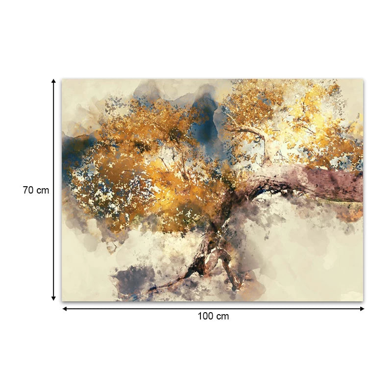 Πίνακας σε Καμβά Abstract Tree Ψηφιακής Εκτύπωσης 100x70x3