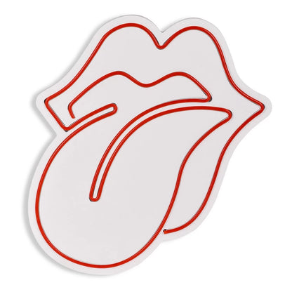 Φωτιστικό LED Neon Rolling Stones Χρώμα Κόκκινο 36x2X41