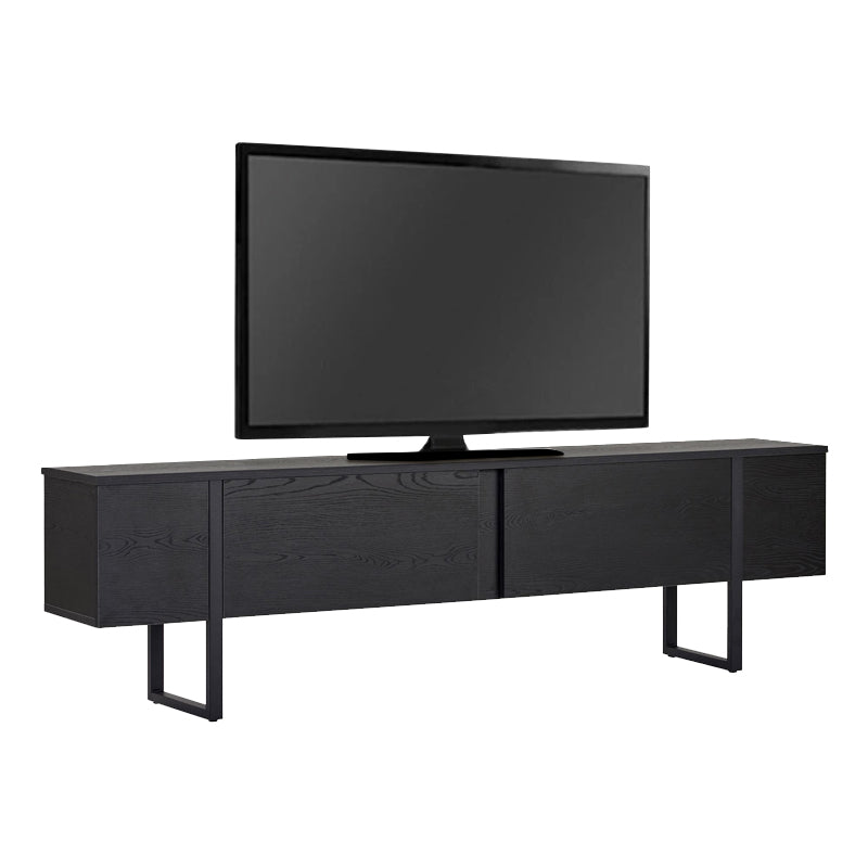 Έπιπλο Τηλεόρασης Luxe Χρώμα Black Wood 180x30x50