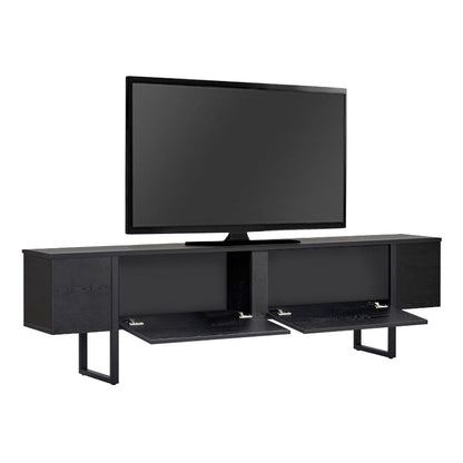 Έπιπλο Τηλεόρασης Luxe Χρώμα Black Wood 180x30x50