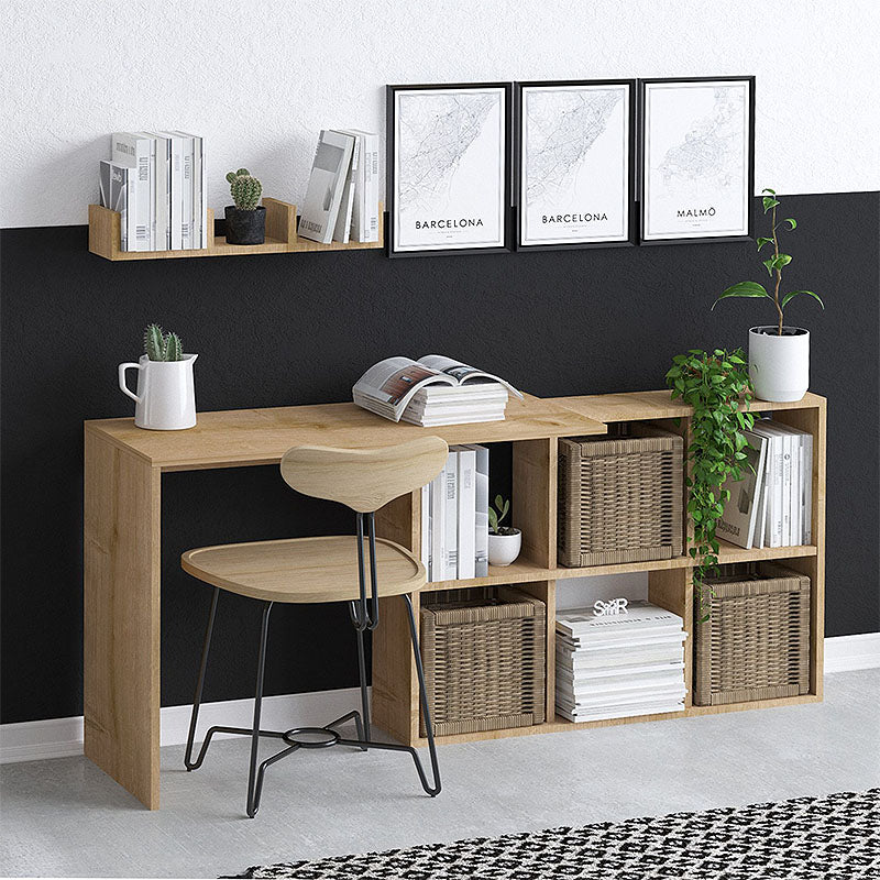 Γραφείο Εργασίας Blake Χρώμα Φυσικό Οξιάς 145x45x74