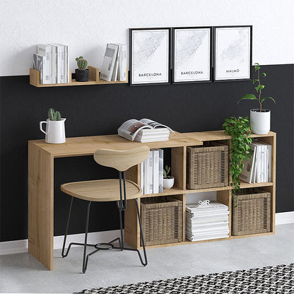 Γραφείο Εργασίας Blake Χρώμα Φυσικό Οξιάς 145x45x74