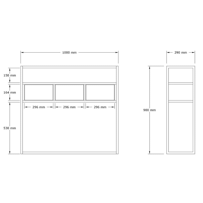 Κονσόλα Guarda Χρώμα Μπεζ Travertine - Χρυσό 100x29x90