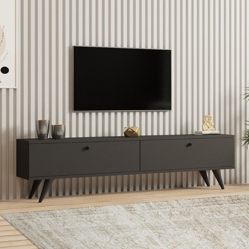 Έπιπλο Τηλεόρασης Paris Χρώμα Ανθρακί 160x25x35