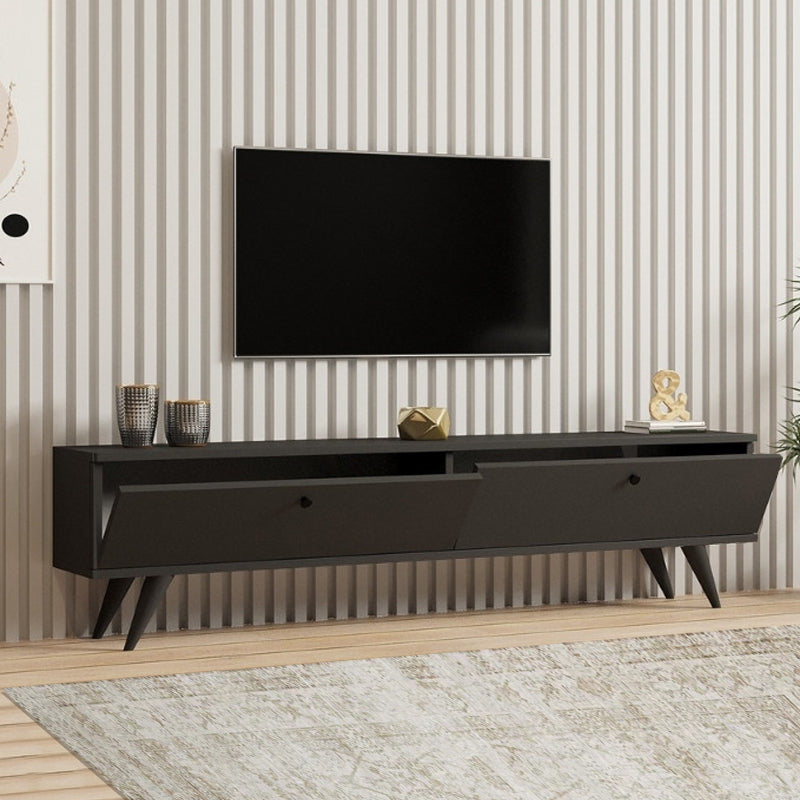 Έπιπλο Τηλεόρασης Paris Χρώμα Ανθρακί 160x25x35