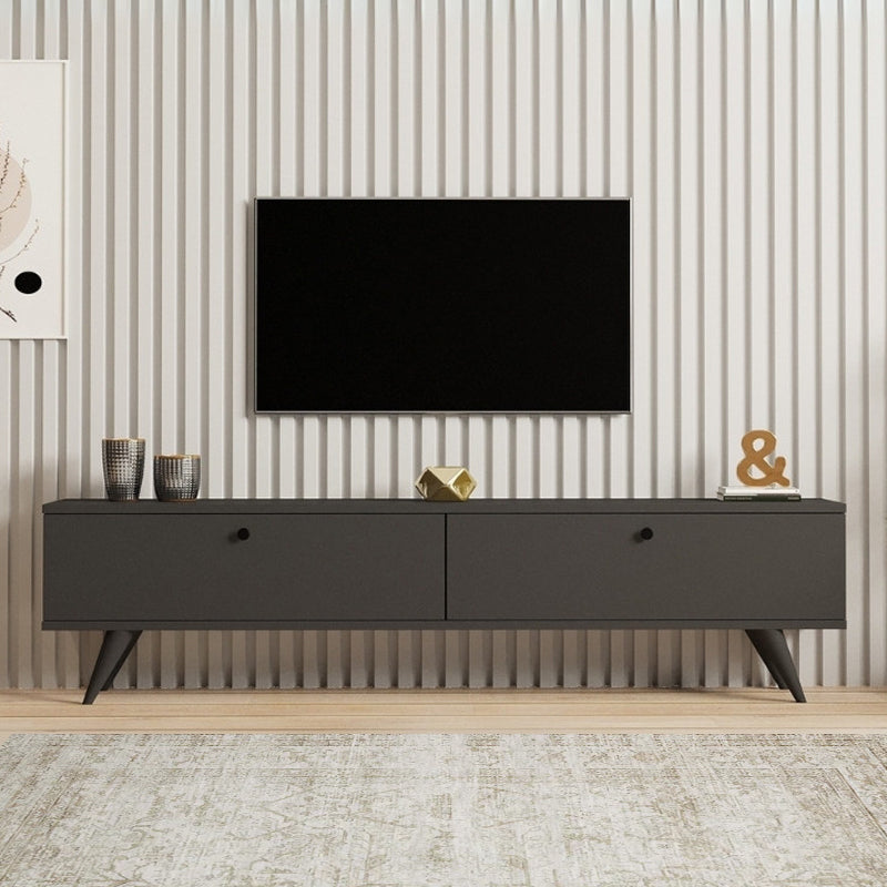 Έπιπλο Τηλεόρασης Paris Χρώμα Ανθρακί 160x25x35