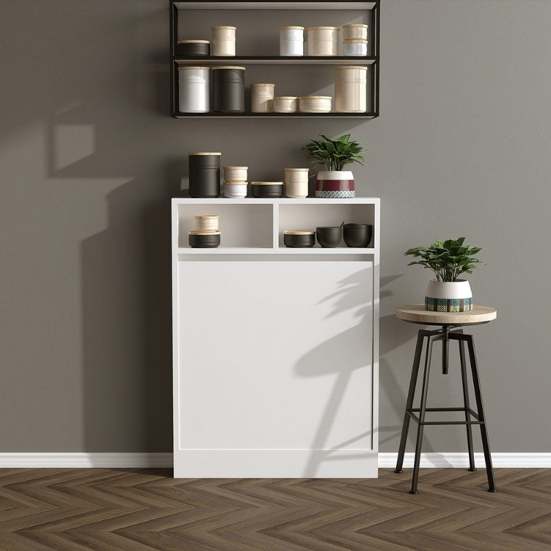 Τραπέζι Επιτοίχιο Πτυσσόμενο Bracke Χρώμα Λευκό 70x15x96