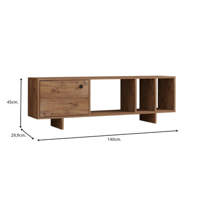 Έπιπλο Τηλεόρασης Folsom Χρώμα Atlantic Pine 140x29,9x45