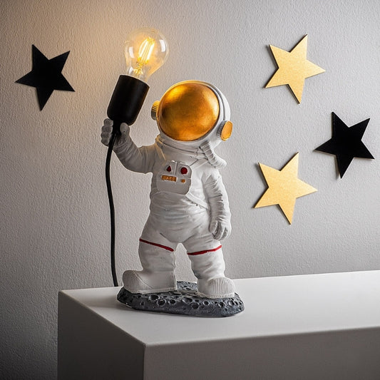 Φωτιστικό Επιτραπέζιο Astronaut E27 Πολυεστερικό Χρώμα Λευκό 20x15x32