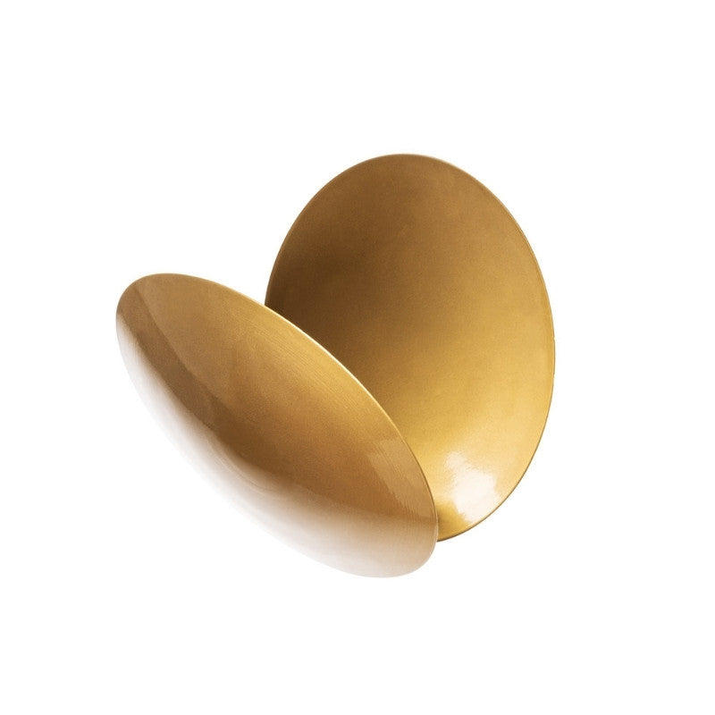 Απλίκα Τοίχου LED Mimoza Μεταλλική Χρώμα Χρυσό 25x16x25