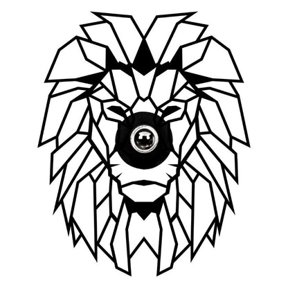 Απλίκα Τοίχου Lion E27 Μεταλλική Χρώμα Μαύρο 39x12x49