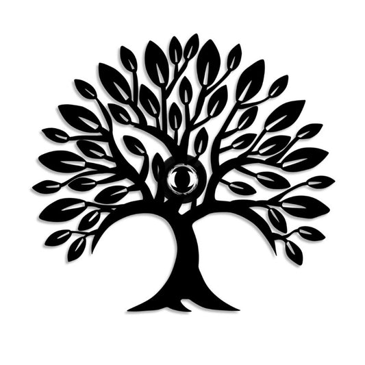 Απλίκα Τοίχου Tree E27 Μεταλλική Χρώμα Μαύρο 50x9x46