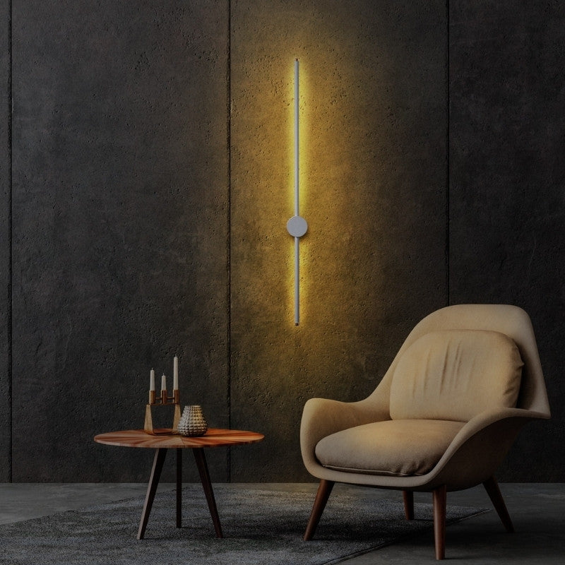 Απλίκα Τοίχου LED Trooper Μεταλλική Χρώμα Γκρι 7x10x91