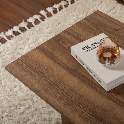 Τραπεζάκι Σαλονιού Sabin Χρώμα Καρυδί 119x60x40